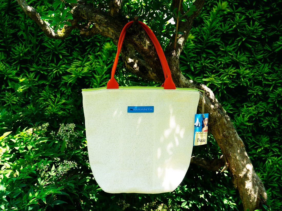 Lola Medium Bag - Blue & White – Coba by DKH