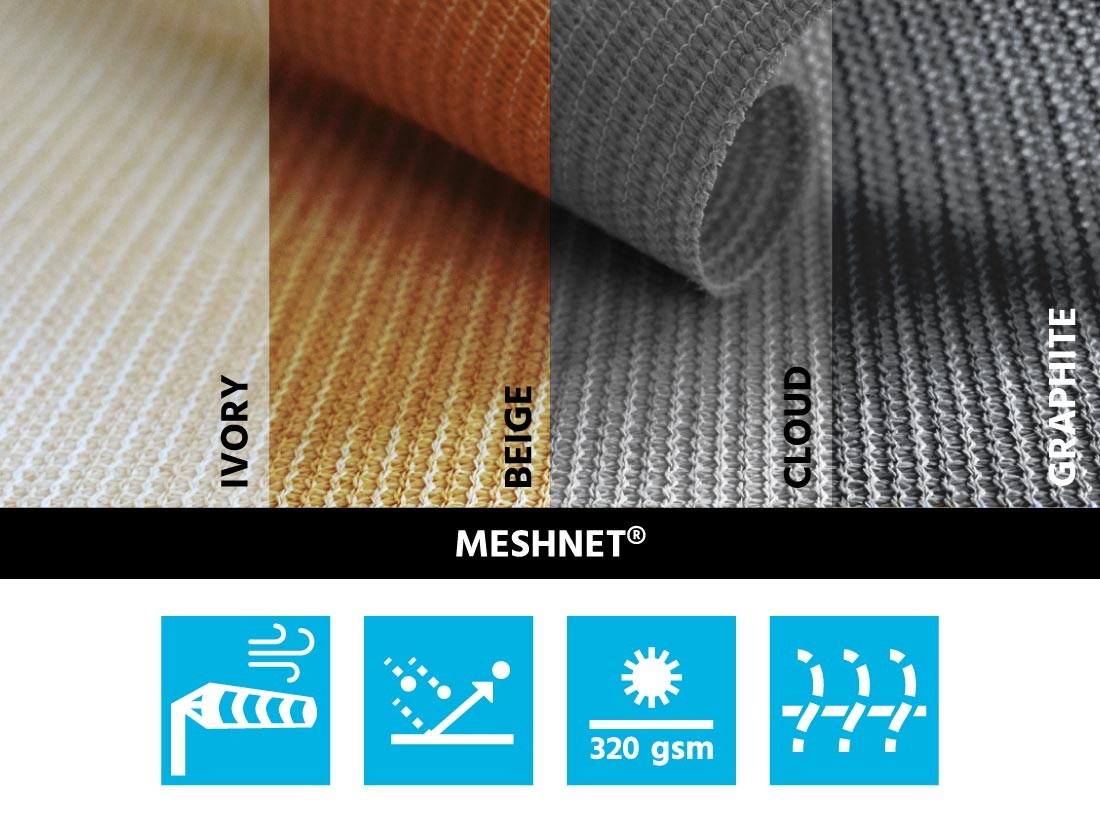 70% Shade Cloth Fabric Sample - Shade Tarp Sample - Shade Mesh Sample –