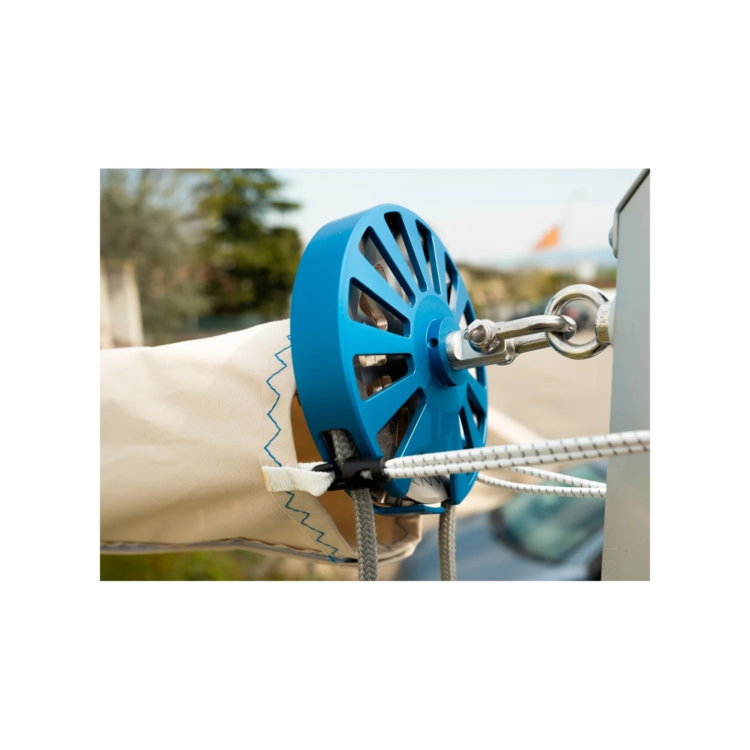 6m High Quality Pool Cover Reel with Aluminum Pole Roller for